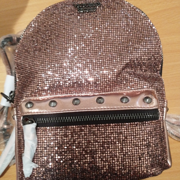 Victoria's Secret Handbags - Victoria's Secret Glitter Mesh Backpack